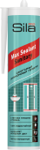Герметик каучуковый для кровли, бесцветный Sila PRO Max Sealant, All weather, 290мл  